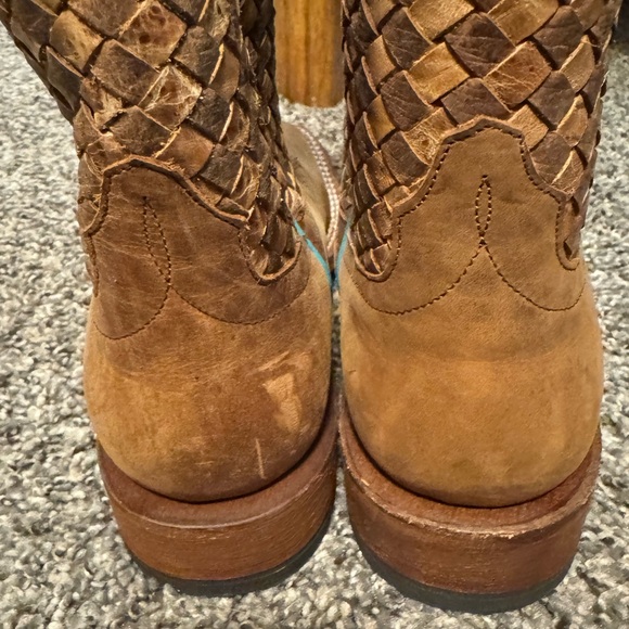 Macie Bean Turquoise and Tan Boots - Picture 5 of 8